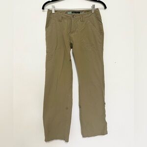 MARMOT Lobo's technical roll up cuffed hiking Pants women’s size 2 Tan color.